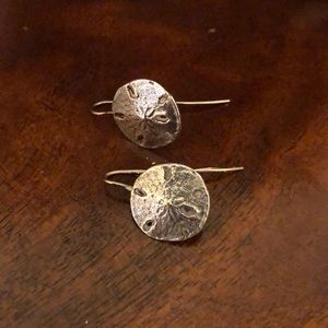 Mignon faget silver snd dollar earrings